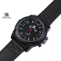 Gambar PhiLipe Ricci Jam Tangan Pria Analog Kulit & Karet Terbaru KLDRP - Strap Karet dari PhiLipe Ricci undefined 1 Tokopedia