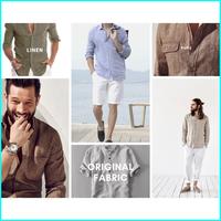 Gambar Kain Linen Pure Import Polos Premium Kemeja Gamis Koko Tunik ATN #003 dari devirapradani undefined 5 Tokopedia