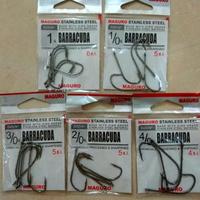 Gambar Kail Pancing MAGURO BARRACUDA STAINLESS STEEL Pilih Ukuran - No 2/0 dari Dunia Pancing Latumenten undefined 3 Tokopedia