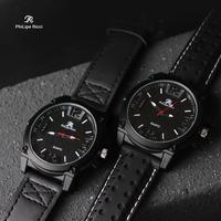 Gambar PhiLipe Ricci Jam Tangan Pria Analog Kulit & Karet Terbaru KLDRP - Strap Karet dari PhiLipe Ricci undefined 5 Tokopedia