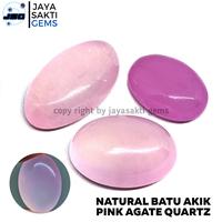 Gambar Natural Batu Akik Pink Agate Quartz dari Jaya Sakti Gemstone undefined 1 Tokopedia