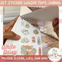 Gambar set sticker Washi tape jurnal premium gift set wishes hadiah anak lucu dari White Daisy Official undefined 3 Tokopedia