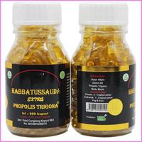Gambar UMS 200 Habbatussauda Extra Propolis Trigona 200 Kapsul UMS | Habatuss dari aliisyaayu undefined 1 Tokopedia