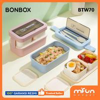 Gambar Bonbox Lunch Box Kotak Bekal Set Free Sendok Tempat Makan BTW70 - Pink dari MiFun Living undefined 1 Tokopedia