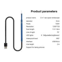 Gambar KOREK KUPING PEMBERSIH TELINGA DENGAN KAMERA EAR CLEANING ENDOSCOPE dari Mang jajang Store undefined 4 Tokopedia