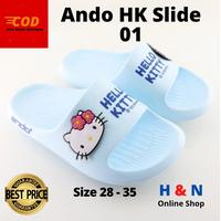 Gambar H&N Online Shop - Sandal Anak Perempuan ANDO HK SLIDE 01 - Ready Size 28 - 35 - DISKON! - Merah, 28/29 dari H&N Online Shop undefined 2 Tokopedia
