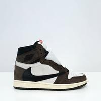 Gambar Air Jordan 1 Retro High Travis Scott Black Dark Mocha University - 40 dari WearyupSneakers undefined 3 Tokopedia