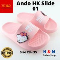 Gambar H&N Online Shop - Sandal Anak Perempuan ANDO HK SLIDE 01 - Ready Size 28 - 35 - DISKON! - Merah, 28/29 dari H&N Online Shop undefined 4 Tokopedia