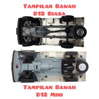 Gambar WPL D12 D-12 RC Suzuki Carry Pick Up Cargo D12 Mini 2.4G 2WD RTR - D12 Silver dari Jakarta Hobby undefined 3 Tokopedia