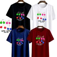Gambar Kaos Atasan Anak Cewek-Cowok LATO LATO TEK TEK VIRAL 1-12Tahun/Remaja - salem, XL dari Vany seller undefined 2 Tokopedia