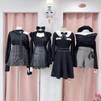Gambar BEAUTEEN THRIFT BLACK SERIES PART 1 overall dress blouse atasan hitam - T026 dari BEAUTEEN STORE undefined 1 Tokopedia
