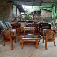 Gambar kursi tamu cantik jati dari Jati Mulyo Furniture undefined 2 Tokopedia