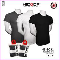 Gambar Hicoop HS-SC 31 Kaos polos hitam misty putih Pria dewasa 3 IN 1 round dari ratnadyanda undefined 2 Tokopedia
