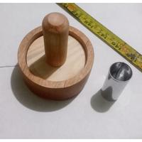 Gambar cetakan donat kayu 1 set model mangkok - Deameter 10cm dari MAAZALAT GROUP undefined 1 Tokopedia