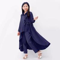 Gambar Disa Long Set ABG Usia 8th-13th Baju Anak Perempuan Remaja Setelan - Maron, 11-12 tahun dari PIYAKU undefined 4 Tokopedia