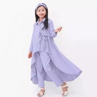 Gambar Disa Long Set ABG Usia 8th-13th Baju Anak Perempuan Remaja Setelan - Maron, 11-12 tahun dari PIYAKU undefined 2 Tokopedia
