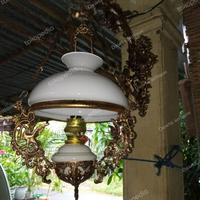 Gambar Lampu tempel gantung etnik jawa diameter 28 dari Dewta antique undefined 2 Tokopedia
