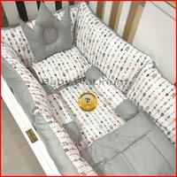 Gambar Bumper Box Bayi Tempat Tidur Bayi Bumper Bedding Baby Box Perlengkapan dari venasuminah undefined 3 Tokopedia
