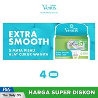 Gambar Gilllette Venus Alat Cukur Wanita Extra Smooth Razor isi 4 Refill dari P&G Store undefined 1 Tokopedia
