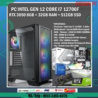 Gambar PC Rakitan GAMING INTEL GEN-12 12700F + RTX 3050 8GB + 32GB RAM 512SSD dari Moon Computer #expo undefined 1 Tokopedia