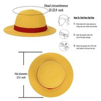 Gambar Topi Jerami Luffy Anime One Piece Cosplay Hat - Kuning dari Encounter-Y undefined 3 Tokopedia
