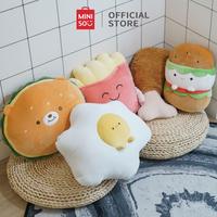 Gambar MINISO Boneka Bantal Burger Lucu Mainan Mewah Lembut Bantal Tidur - Burger dari minisoshopid undefined 2 Tokopedia
