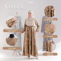 Gambar namira dress - blue black, as dari yaaree hijrah undefined 1 Tokopedia