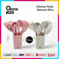 Gambar Kitchen Tools Silicone 9 pcs / Spatula Silikon Oxone OX-958 - Putih dari Home Electro undefined 1 Tokopedia