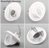 Gambar LED Eyeball Fitting Casing White Downlight Housing Light Fixture GU5. - Downlight house dari GUOHUI INTERNATIONAL undefined 1 Tokopedia
