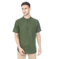 Gambar Ryusei Kemeja Shin - Dark Green, M dari Ryusei undefined 3 Tokopedia