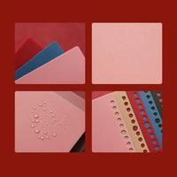 Gambar DIY Binder Covers 2pcs Retro A5 B5 - DIY Plastic Binder Cover Retro - B5, Crimson - Merah dari Comart Store undefined 3 Tokopedia