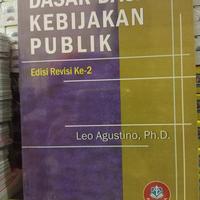 Gambar DASAR - DASAR KEBIJAKAN PUBLIK ~ EDISI REVISI KE 2 dari Permata press undefined 1 Tokopedia