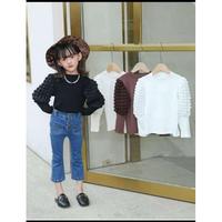 Gambar ATASAN IMPORT ANAK PEREMPUAN LENGAN PANJANG MODEL LENGAN BALON KOREAN - S, Merah Muda dari vanesa01_olshop undefined 4 Tokopedia