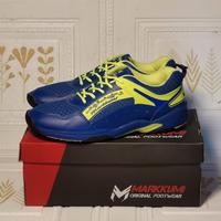 Gambar Sepatu Badminton Cewek Cowok Terbaru Ringan Kuat Bunyi Cit Cit - Merah Hitam, 42 dari Berkah sedayanipun undefined 5 Tokopedia