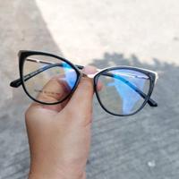 Gambar kacamata wanita anti radiasi photocromic blueray free lensa minus/plus - hitam glossy, Photo+Blueray dari ANTIRADIASI stor undefined 2 Tokopedia