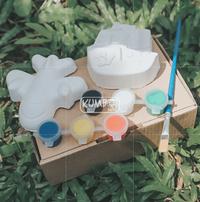 Gambar Mainan Edukasi Anak DIY Painting Gypsum Kit Mewarnai Patung Lukis Gyps - Paket Souvenir dari Kumboid undefined 4 Tokopedia