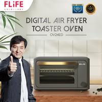 Gambar FLIFE Digital Air Fryer Toaster Oven 24L OV24ED 8in1 Function OV 24ED dari amac electronic store undefined 1 Tokopedia