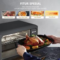 Gambar FLIFE Digital Air Fryer Toaster Oven 24L OV24ED 8in1 Function OV 24ED dari amac electronic store undefined 4 Tokopedia