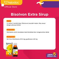 Gambar Bisolvon Extra Sirup 60 ml dari Halodoc Official Store undefined 2 Tokopedia