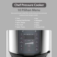 Gambar FLIFE Elektronik Pressure Cooker Panci Presto 5 L PC05LB Low Watt dari Toko AMAC undefined 2 Tokopedia