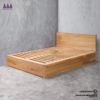 Gambar Dipan minimalis low 2 laci kayu jati ( rangka tempat tidur ) dari Woodclusive undefined 2 Tokopedia