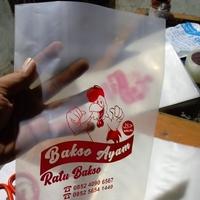 Gambar Sablon Custom Plastik PE Bakso Tebal 0.8 kemasan 1 kg - Cetak 2 warna dari The KingKong undefined 1 Tokopedia