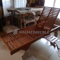 Gambar Kursi kolam renang santai taman teras hotel berjemur rebah selonjoran - mentahan, Tanpa matras dari Adajati meuble undefined 4 Tokopedia