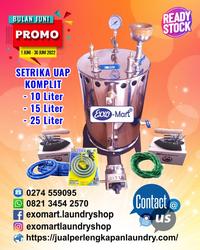 Gambar Setrika Uap Boiler Laundry 10 liter - setrika pencet dari ExxoMart undefined 3 Tokopedia