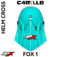 Gambar HELM JPX CROSS SOLID BLUE TOSCA GLOSSY TRAIL SUPER CROSS dari c4mille undefined 4 Tokopedia