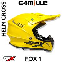 Gambar HELM JPX CROSS SOLID YELLOW LEMON GLOSS TRAIL SUPER CROSS dari c4mille undefined 3 Tokopedia