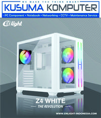 Gambar Case PC Enlight FPMAX Z4 White RGB include 3 Fan ATX Casing Gaming PC dari kusuma komputer_NEW undefined 1 Tokopedia