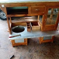 Gambar gerobak bakso motor kayu jati dari ukan mebel undefined 2 Tokopedia
