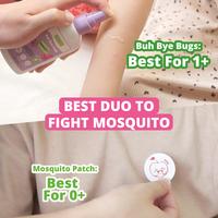 Gambar BerryC Bundle Pack Lawan Nyamuk Buh Bye Bugs 30ml & 12 Stiker Anti Nyamuk Essential Oil Lavender & Tea Tree Aman untuk Kulit Sensitif - Box - B 100ml+84Patch dari Natural Family Care undefined 3 Tokopedia