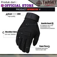 Gambar Sarung Tangan Tactical Motor Touring - Full - Hitam, Size M dari TACTICAL GEAR ID undefined 3 Tokopedia